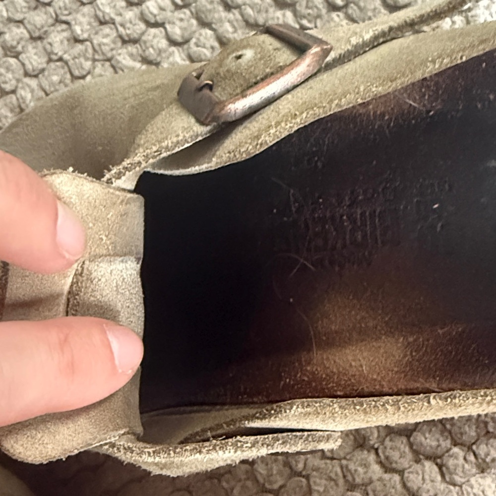 Tan suede Boston Birkenstocks - Picture 6 of 8